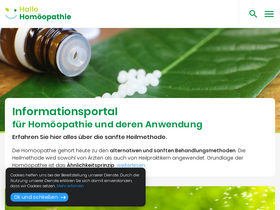 'hallo-homoeopathie.de' screenshot
