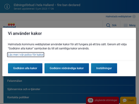 'halmstad.se' screenshot