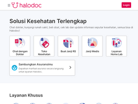 'halodoc.com' screenshot