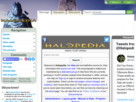 'halopedia.org' screenshot