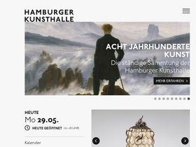 'hamburger-kunsthalle.de' screenshot