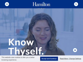 'hamilton.edu' screenshot