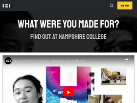 'hampshire.edu' screenshot