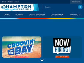 'hampton.gov' screenshot