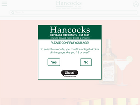 'hancocks.co.nz' screenshot