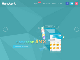 'handcent.com' screenshot
