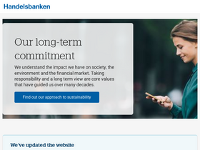 'handelsbanken.com' screenshot