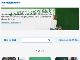 'handelsbanken.dk' screenshot