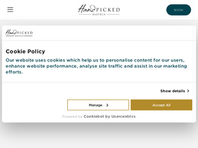 'handpickedhotels.co.uk' screenshot