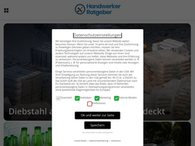 'handwerkerratgeber.info' screenshot