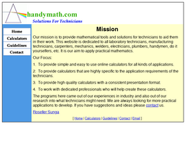 'handymath.com' screenshot