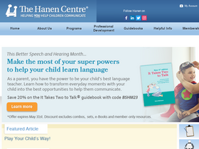 'hanen.org' screenshot
