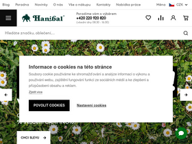 'hanibal.cz' screenshot