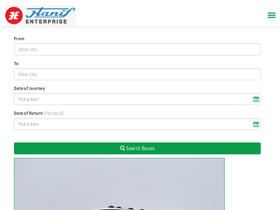 'hanif-enterprise.com' screenshot