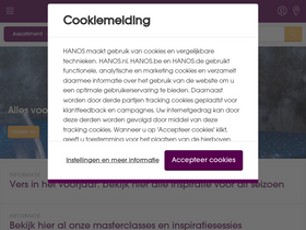'hanos.nl' screenshot