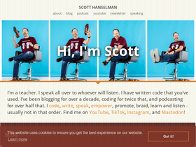 'hanselman.com' screenshot