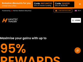 Screenshot of hantectrader.com