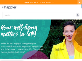 'happier.com' screenshot