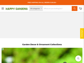 'happygardens.com' screenshot