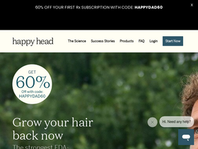'happyhead.com' screenshot