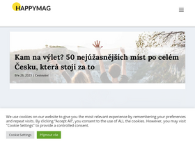 'happymag.cz' screenshot
