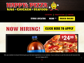 'happyspizza.com' screenshot