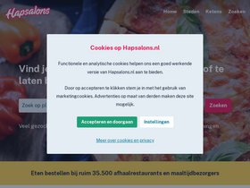 'hapsalons.nl' screenshot