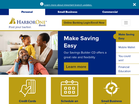 'harborone.com' screenshot