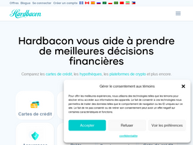 'hardbacon.ca' screenshot