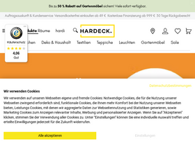 'hardeck.de' screenshot