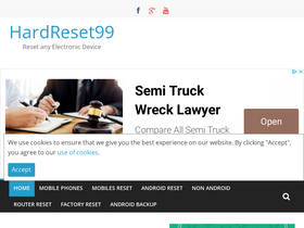 'hardreset99.com' screenshot