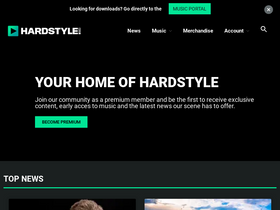 'hardstyle.com' screenshot