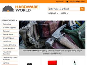 'hardwareworld.com' screenshot