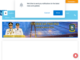 'hariankepri.com' screenshot