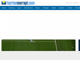 'harianmerapi.com' screenshot