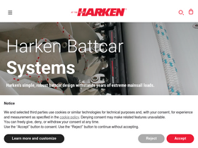 'harken.com' screenshot