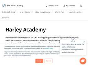 'harleyacademy.com' screenshot