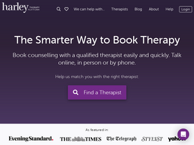 'harleytherapy.com' screenshot