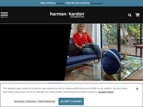 'harmankardon.com' screenshot