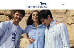 'harmontblaine.com' screenshot