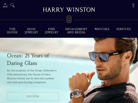'harrywinston.com' screenshot