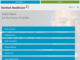 'hartfordhealthcare.org' screenshot