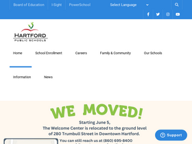 'hartfordschools.org' screenshot