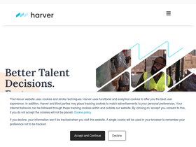 'harver.com' screenshot
