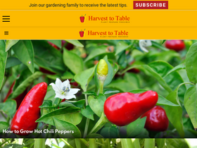 'harvesttotable.com' screenshot
