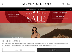 'harveynichols.com' screenshot