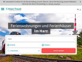 'harz-travel.de' screenshot