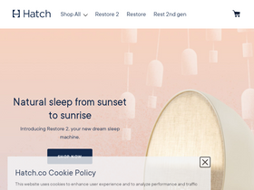 'hatch.co' screenshot