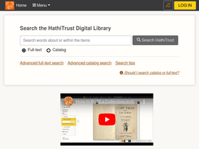 'hathitrust.org' screenshot