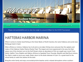 'hatterasharbor.com' screenshot